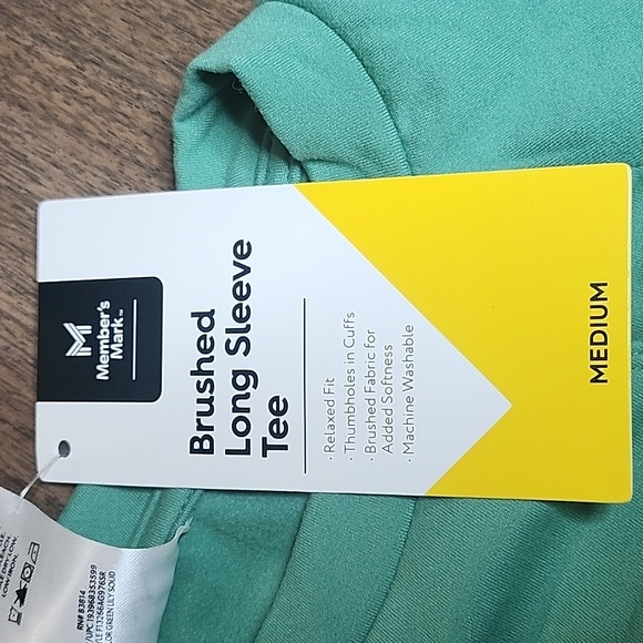 NWT Brushed Long Sleeve Tee - Picture 3 of 7